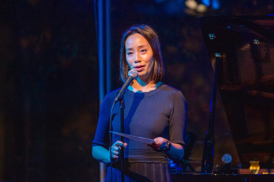 The Director of HKETO San Francisco, Jacko Tsang, delivered remarks before the program 