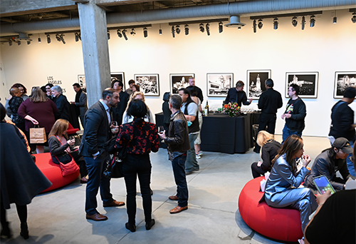 The opening reception of the film series was well attended by movie enthusiasts and members of the Hong Kong community in Los Angeles.