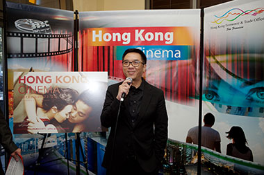 Hong Kong film director, Stanley Kwan, speaks at the Hong Kong Cinema Opening Night Reception.