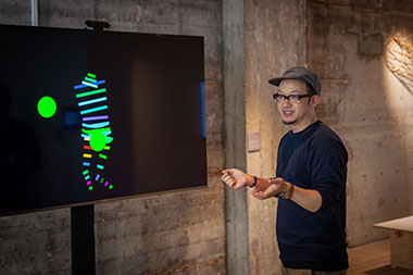 Interact and make music – Artist Henry Chu’s Shadow Harp is an interactive audience interface that creates music from movement.